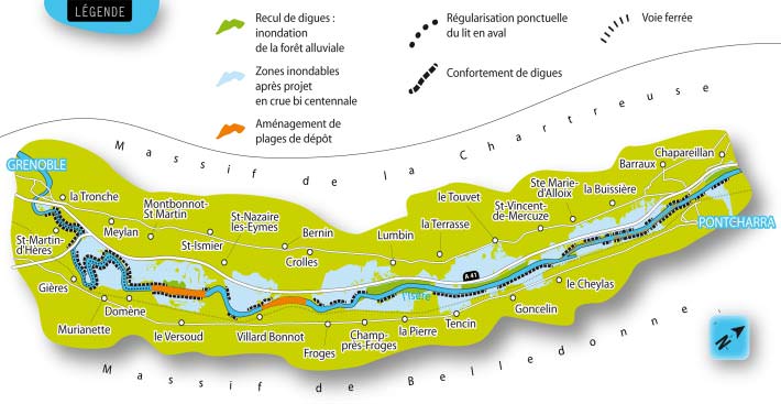 plan anti-inondation Grenoble