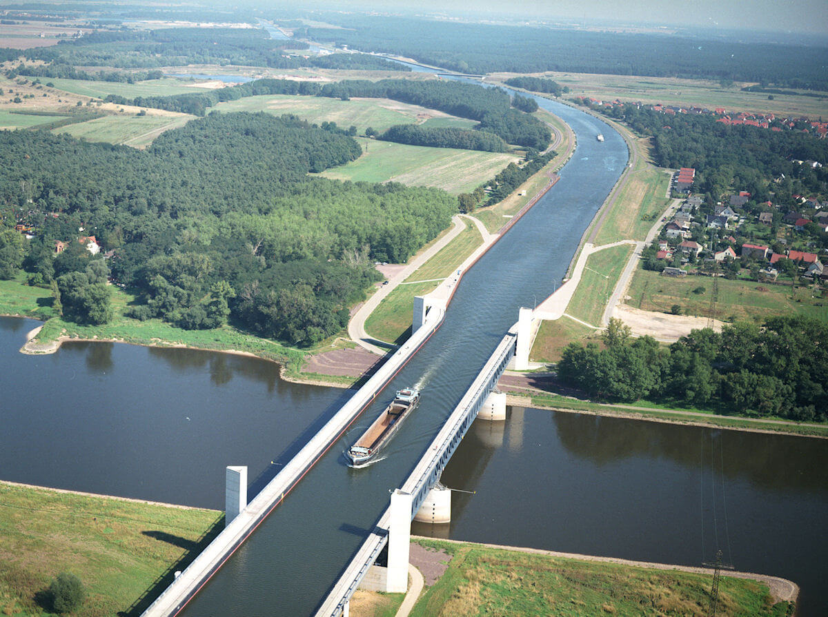 Le pont canal de Magdebourg